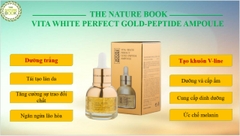 Ampoule vàng 24K The Nature Book - 30mlVita - White Perfect Gold Peptide Ampoule