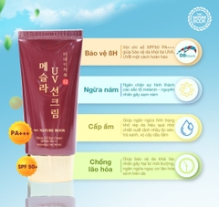 Kem chống nắng ngừa nám Nature Book 50gThe Nature Book Mesla UV Sun Cream SPF50+ PA+++