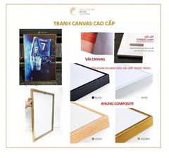 Tranh Khổ Lớn Ngang Rừng Cây Sông Nước In Kiểu Phong Cách Sơn Dầu Vintage Retro Châu Âu Phong Cảnh Treo Tường Canvas / Tráng gương trang trí phòng khách sạn, phòng ngủ- MELYHOME DECOR
