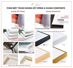 Tranh Khổ Lớn Ngang Rừng Cây Sông Nước In Kiểu Phong Cách Sơn Dầu Vintage Retro Châu Âu Phong Cảnh Treo Tường Canvas / Tráng gương trang trí phòng khách sạn, phòng ngủ- MELYHOME DECOR