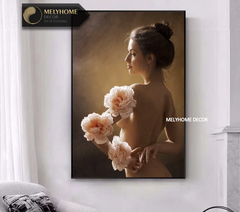Tổng hợp các mẫu tranh Cô Gái Sexy Quyến Rũ Khoả Thân Nghệ Thuật Treo Tường Trang trí Khách Sạn Nhà Hàng Massage Resort