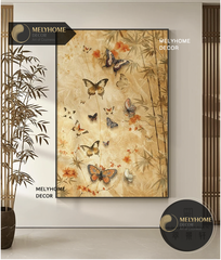 Tổng hợp các mẫu tranh indochine Vintage Trung Hoa Hoa Sen Tre Trúc Chim Động Vật Bướm Cổ Điển Nghệ Thuật Treo Tường Trang trí
