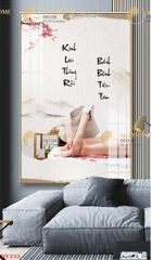 Tranh treo tường đơn dọc Canvas Tráng gương Gội Đầu Dưỡng Sinh (tỷ lệ 2:3) -8