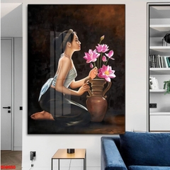 Tranh cô gái HD9228
