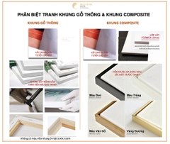 Tranh treo tường đơn dọc canvas Tráng gương núi rừng phong cảnh (tỷ lệ 2:3) -5
