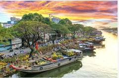 Tranh treo tường Việt Nam- Hồ Chí Minh city  (tỷ lệ 2:3) -5