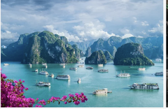 Tranh treo tường Việt Nam-  Vịnh Hạ Long (tỷ lệ 2:3) -1