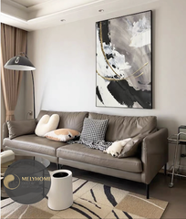 Tranh Đơn Dọc Treo Tường Tráng Gương / Canvas Cao Cấp Trừu Tượng Wabi sabi Nghệ thuật TTD23132- MELYHOME