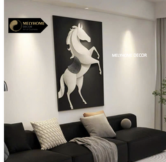 Tổng hợp các mẫu tranh Ngựa Đỏ rực rỡ 2026 Phong Thuỷ Hiện Đại Retro Tranh Treo Tường Trang trí phòng ngủ phòng khách _ MELYHOME DECOR