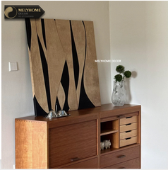 12 Mẫu Tranh Nâu Cafe Đất Xám Be Trừu Tượng Boho Minimalist Wabi Sabi Nhật Bản Tối Giản Đơn Dọc Treo Tường Tráng Gương / Canvas Cao Cấp Trang trí