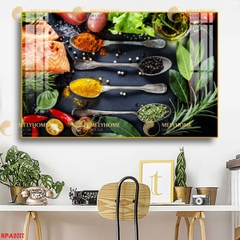 Tranh treo tường đơn dọc canvas Tráng gương spa thẩm mỹ viện  (tỷ lệ 2:3) -9