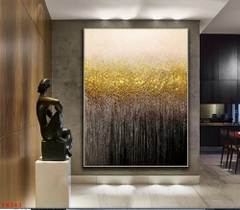Tranh treo tường canvas Tráng gương cao cấp trừu tượng tỷ lệ 2:3 -57