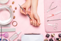 Tranh treo tường đơn ngang Tráng gương salon spa salon nails (tỷ lệ 2:3) -33