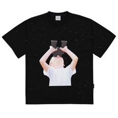 Áo ADLV BABY FACE SHORT SLEEVE T-SHIRT BLACK BINOCULARS