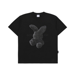Áo ADLV BLACK FUZZY RABBIT SHORT SLEEVE T-SHIRT BLACK