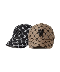 NÓN JAGGARD MONOGRAM BALL CAP
