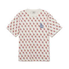 Áo MLB Classic Monogram Front Panel Pattern Short Sleeve T-shirt LA Dodgers