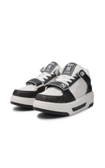 Giày MLB Chunky Liner Mid Monogram Black