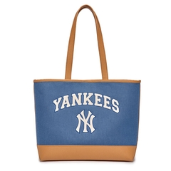 Túi Tote MLB Varsity New York Yankees 3AORL103N-50INS Màu Xanh Nâu ̣