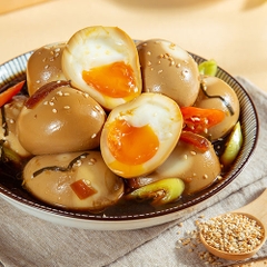 Trứng ngâm tương hũ lớn