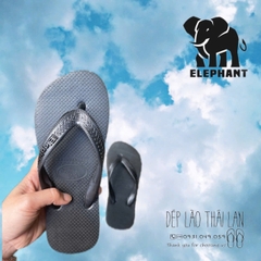 dép hiệu con voi màu đen
