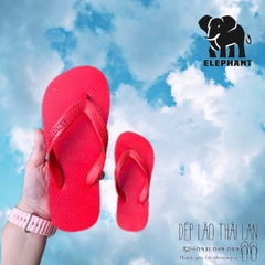 dép hiệu con voi màu đỏ