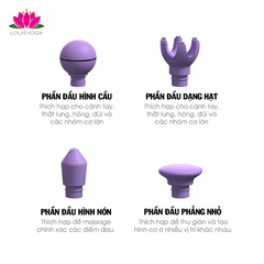 Súng massage cầm tay Louis Care