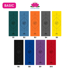 Combo Thảm Yoga BASIC, Khăn đa năng và Xịt vệ sinh thảm dành cho người tập thường xuyên