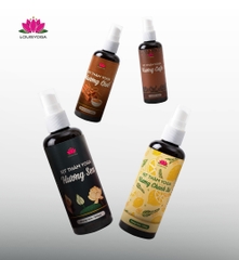 Combo Thảm Yoga QUEEN, Khăn đa năng và Xịt vệ sinh thảm dành cho người tập thường xuyên