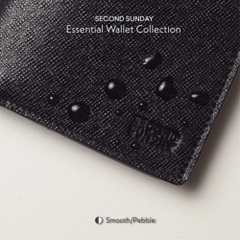 Ví gập da bò Second Sunday Essentials Leather Wallet AC05