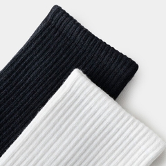 Tất Vớ Cổ Trung Trơn Seccond Sunday Basic SA04