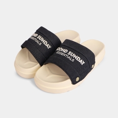 Dép Nam Nữ Nam Nữ Second Sunday Denim Slides SL12