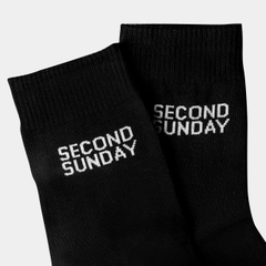 Tất cao cổ Seccond Sunday Basic Logo Crew Socks SA02