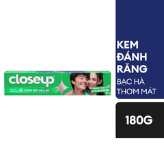 CLOSEUP KĐR Bạc Hà Thơm Mát 180g