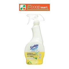 Nước lau bếp Sunlight Chanh & Baking Soda / chanh & sả chai 500ml