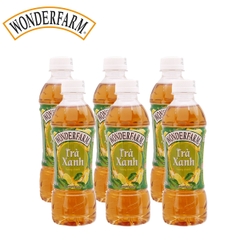 Trà xanh hương chanh Wonderfarm - chai 345ml