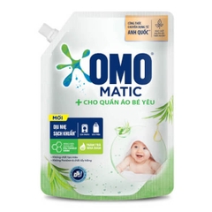 Nước giặt Omo Matic cho quần áo bé yêu túi 2kg