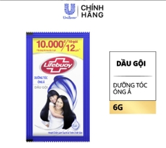 LIFEBUOY Dầu Gội Dưỡng Tóc Óng Ả  (Xanh) 6gx12
