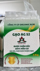 GẠO 100% HỮU CƠ - GẠO AG 52 (Túi 5Kg)