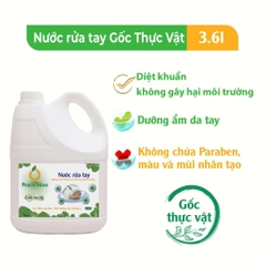 Nước Rửa Tay Gốc Thực Vật Peace Mass 3.6 lít