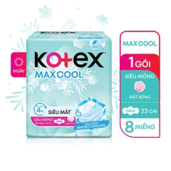Băng vệ sinh Kotex MaxCool siêu mỏng 8 miếng