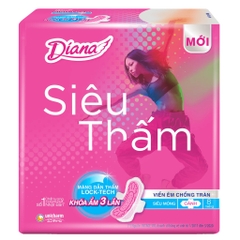Băng vệ sinh Diana Siêu Thấm 8 miếng