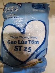 Gạo Lúa Tôm ST25 Hoàng Gia túi 5kg