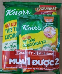 Hạt nêm Knorr 400g - tặng Knorr 65g