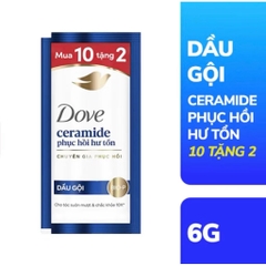 DOVE Dầu gội phục hồi hư tổn 6g(10+2)/dây