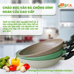 Chảo đúc vân đá đáy từ