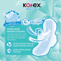 Băng vệ sinh Kotex MaxCool siêu mỏng 8 miếng