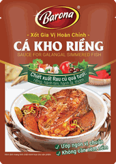 Xốt gia vị hoàn chỉnh barona - cá kho riềng (80gr)