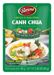 Xốt gia vị hoàn chỉnh barona - canh chua (80gr)
