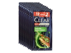Dầu gội clear men sạch gàu hương nước hoa gỗ & phong lữ Dây 5g* 14 gói